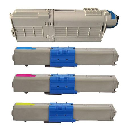 4 Pack Compatible Oki C332 / MC363 Toner Cartridges