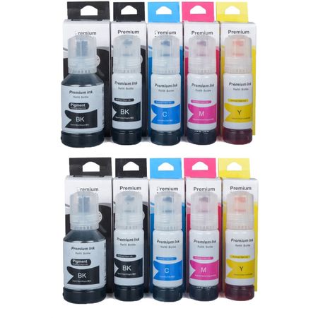 10 Pack Compatible Epson 105 / Epson 106 Printer Ecotank Ink Cartridges