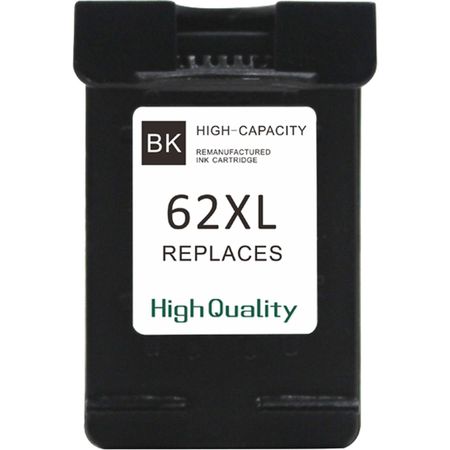 HP 62XL Black High-Yield Remanufactured Ink Cartridge (C2P05AN)